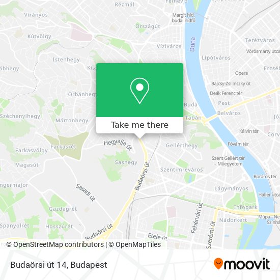 Budaörsi út 14 map