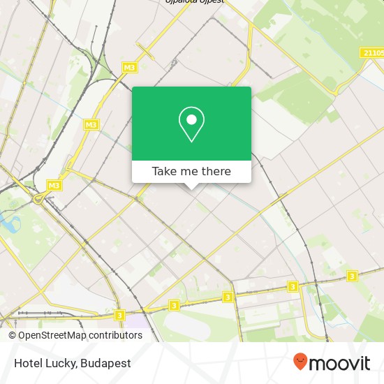 Hotel Lucky map
