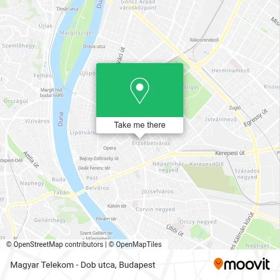 Magyar Telekom - Dob utca map