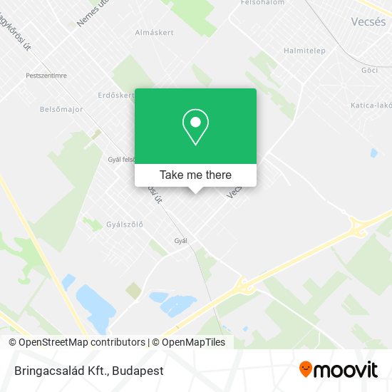 Bringacsalád Kft. map