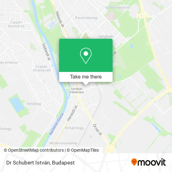 Dr Schubert István map