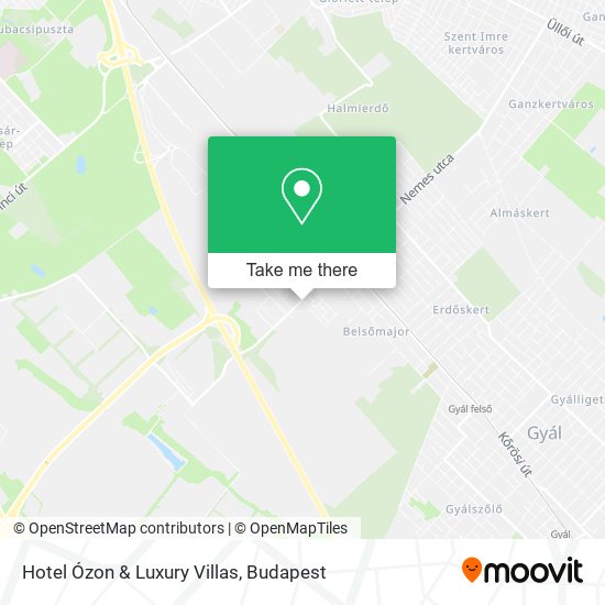 Hotel Ózon & Luxury Villas map
