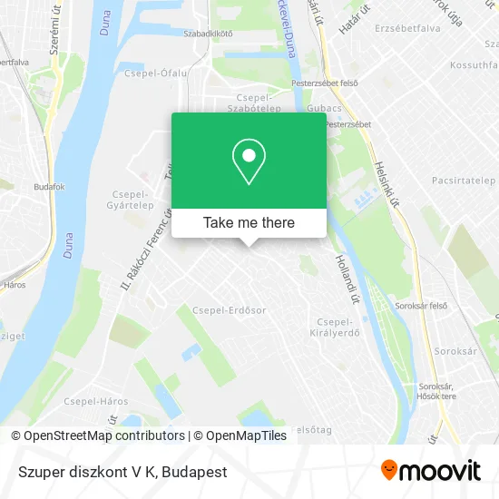 Szuper diszkont V K map