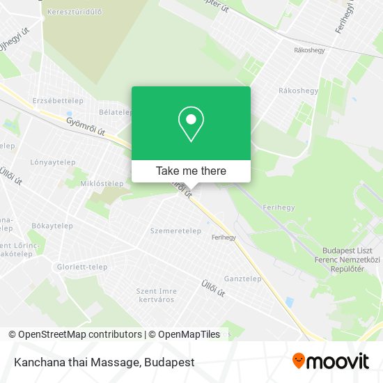 Kanchana thai Massage map