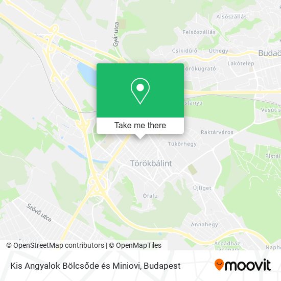 Kis Angyalok Bölcsőde és Miniovi map