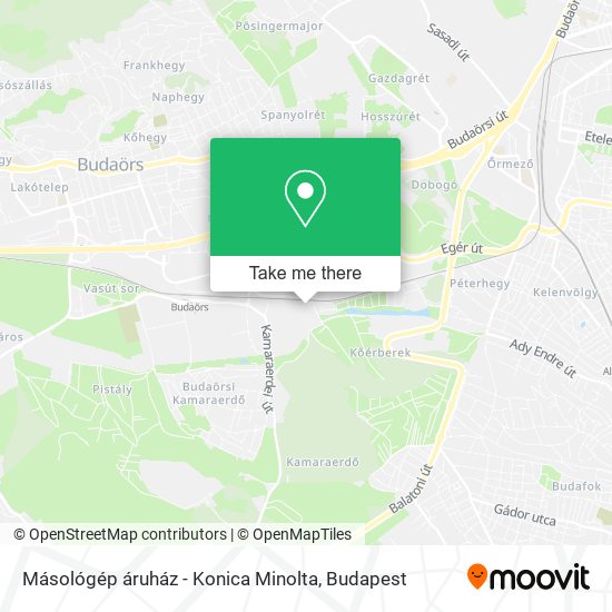 Másológép áruház - Konica Minolta map