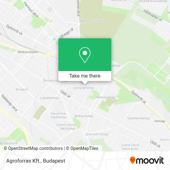 Agroforras Kft. map