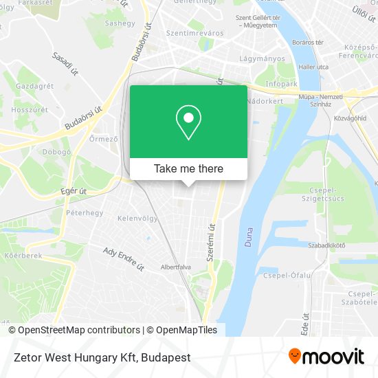 Zetor West Hungary Kft map