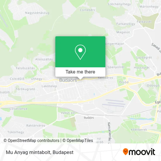 Mu Anyag mintabolt map