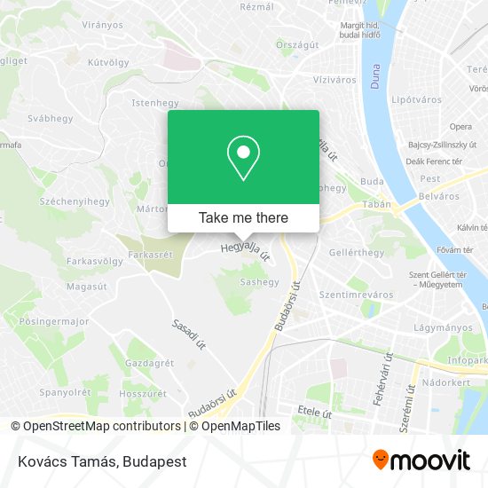 Kovács Tamás map