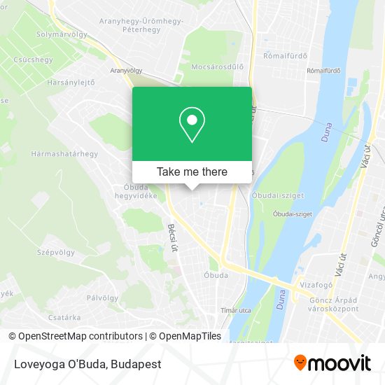 Loveyoga O'Buda map