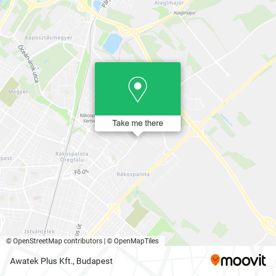 Awatek Plus Kft. map