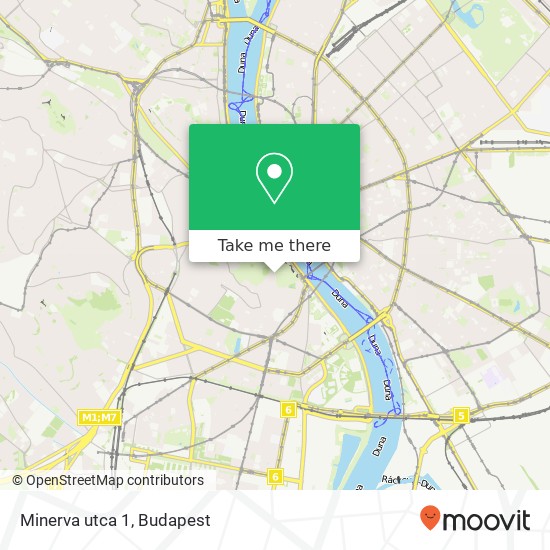 Minerva utca 1 map