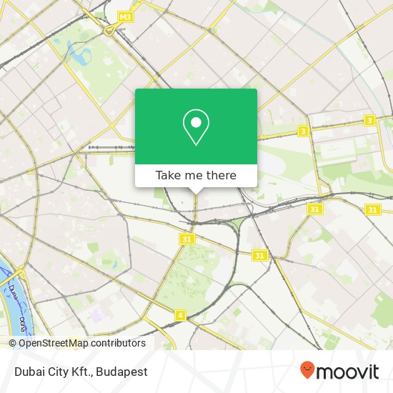 Dubai City Kft. map