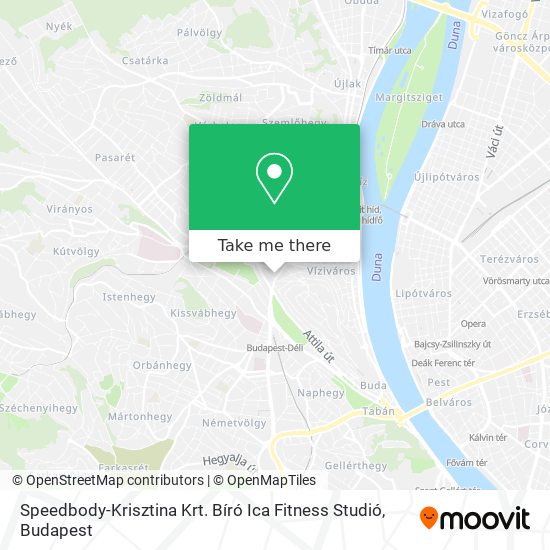 Speedbody-Krisztina Krt. Bíró Ica Fitness Studió map