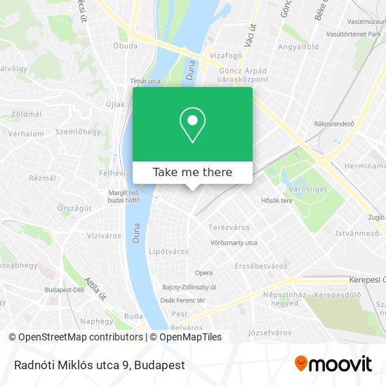 Radnóti Miklós utca 9 map