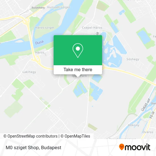 M0 sziget Shop map