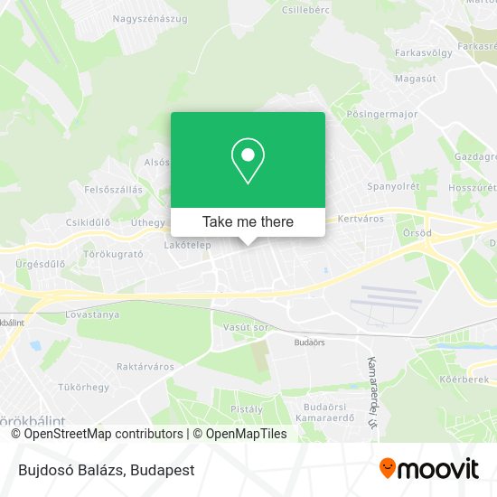 Bujdosó Balázs map