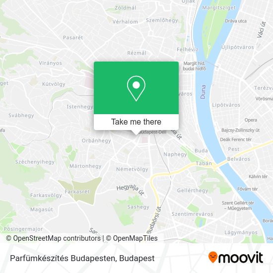 Parfümkészítés Budapesten map