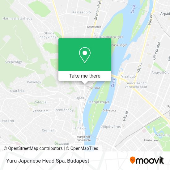 Yuru Japanese Head Spa map