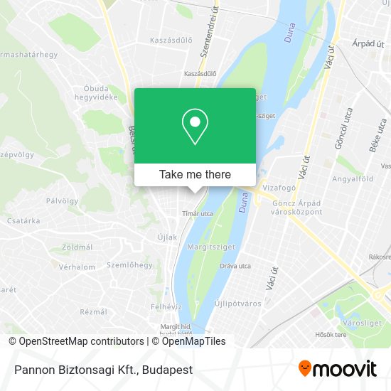 Pannon Biztonsagi Kft. map
