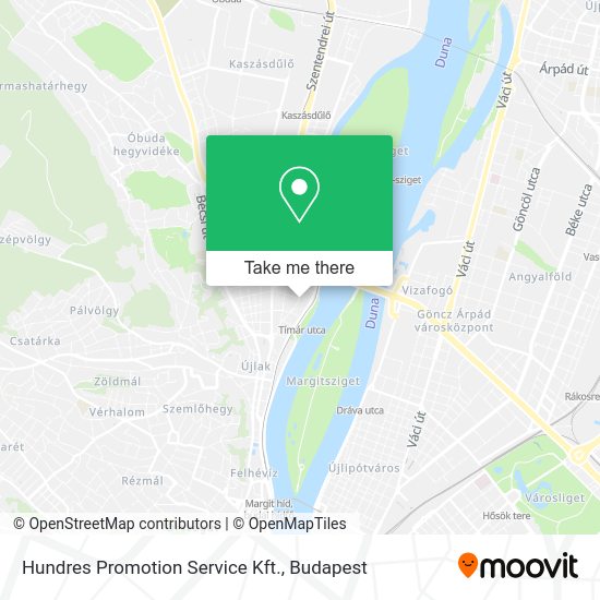 Hundres Promotion Service Kft. map