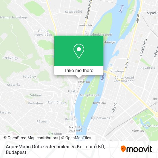 Aqua-Matic Öntözéstechnikai és Kertépítő Kft map