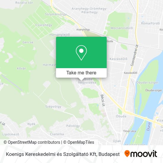 Koenigs Kereskedelmi és Szolgáltató Kft map