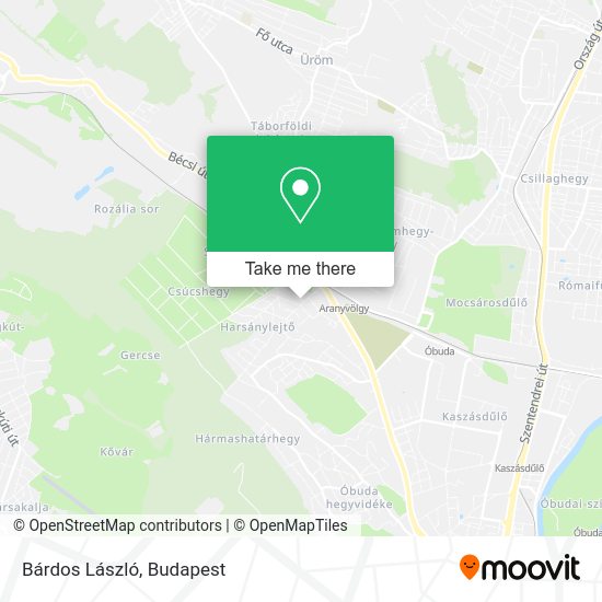 Bárdos László map