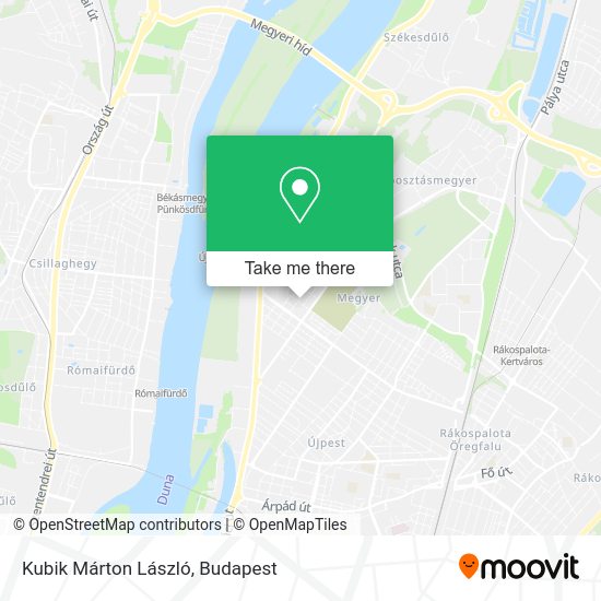 Kubik Márton László map