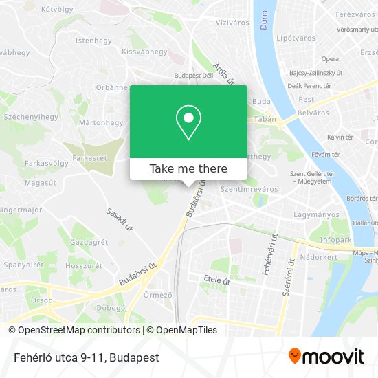 Fehérló utca 9-11 map