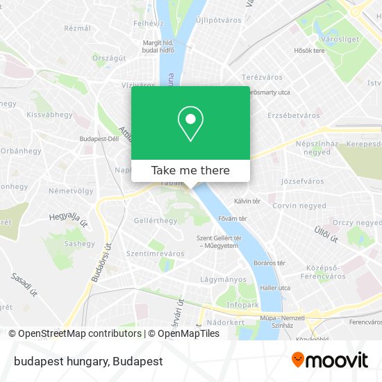budapest hungary map