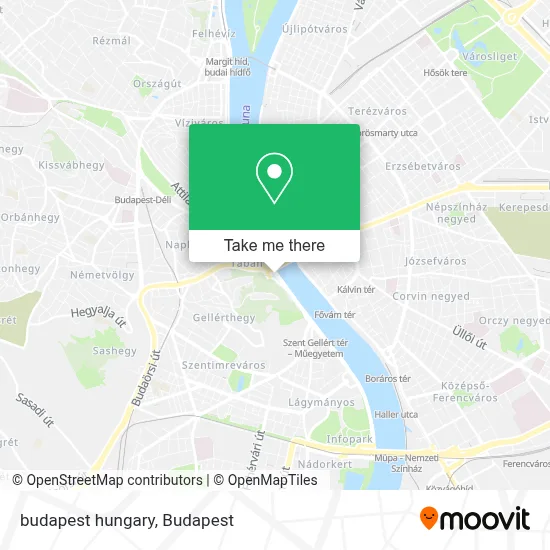 budapest hungary map