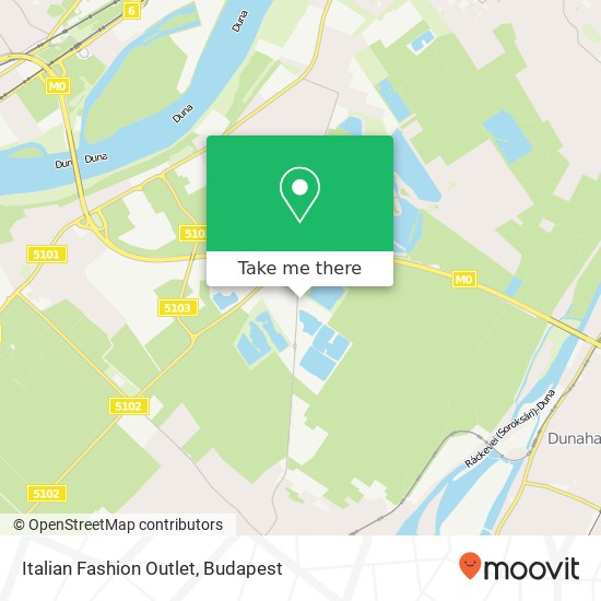 Italian Fashion Outlet map