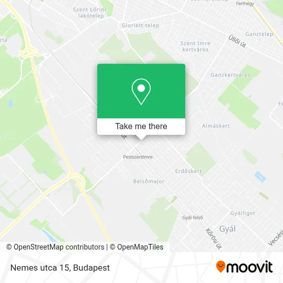 Nemes utca 15 map