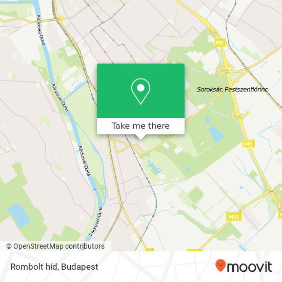 Rombolt híd map