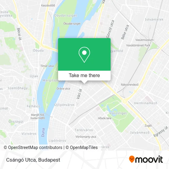 Csángó Utca map