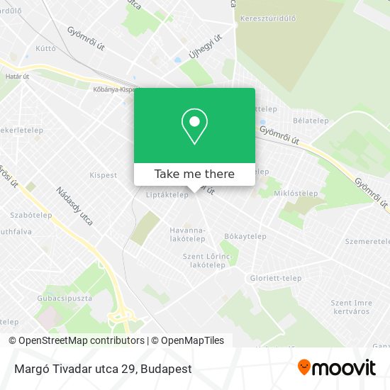 Margó Tivadar utca 29 map