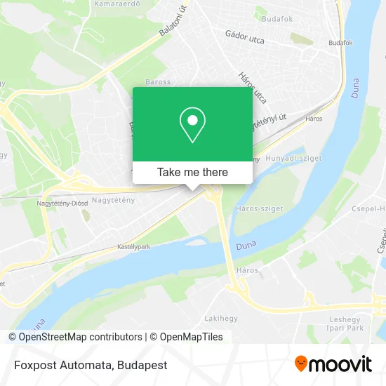 Foxpost Automata map