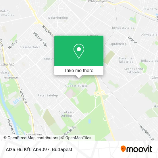 Alza.Hu Kft. Ab9097 map
