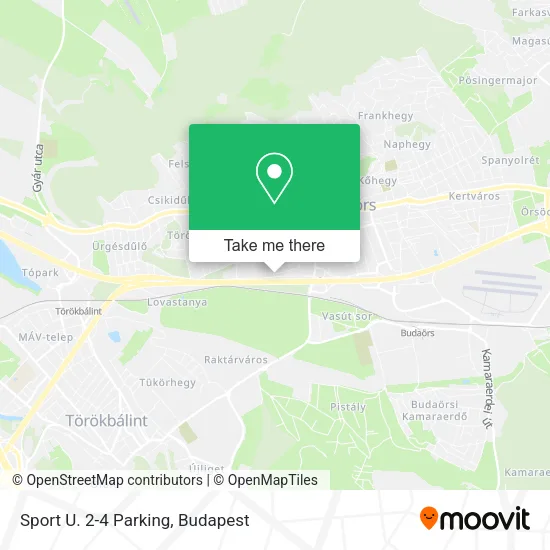 Sport U. 2-4 Parking map