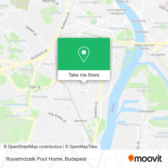 Royalmozaik Pool Home map