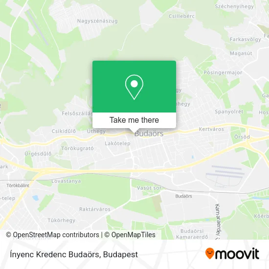 Ínyenc Kredenc Budaörs map