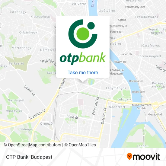 OTP Bank map