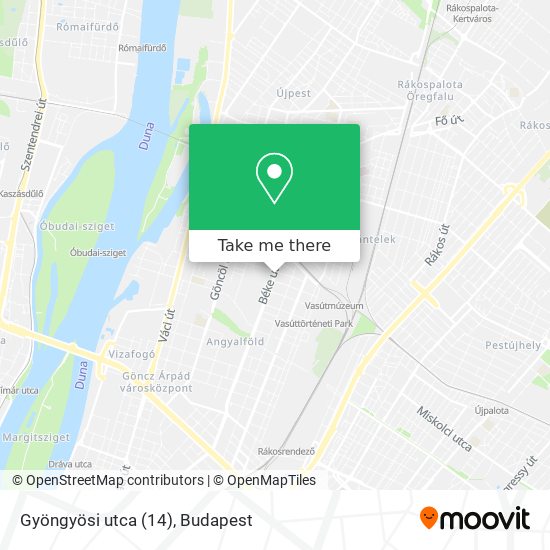 Gyöngyösi utca (14) map