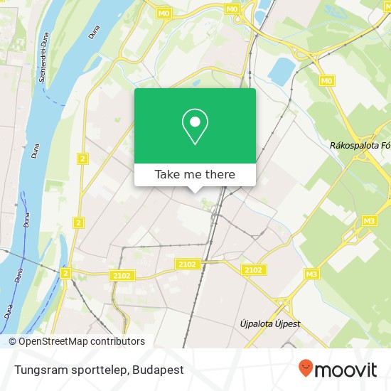 Tungsram sporttelep map