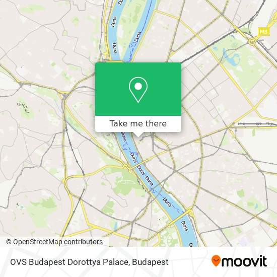 OVS Budapest Dorottya Palace map