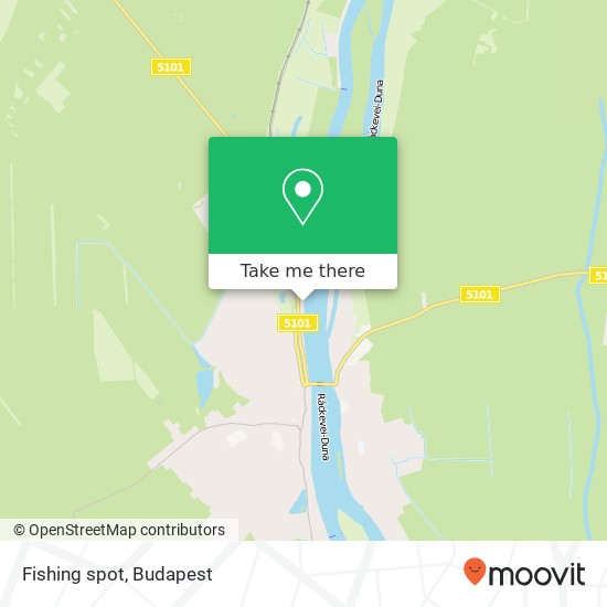 Fishing spot map