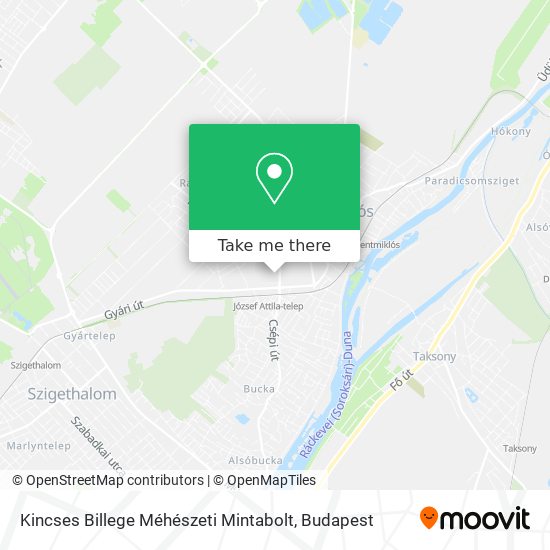 Kincses Billege Méhészeti Mintabolt map