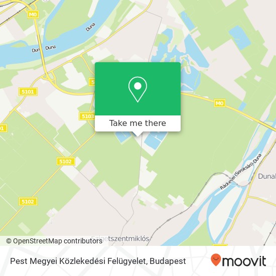 Pest Megyei Közlekedési Felügyelet map